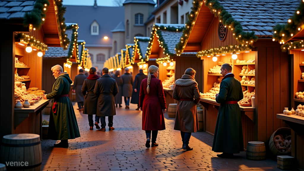 Historischer Weihnachtsmarkt Magdeburg Mittelalter Markt